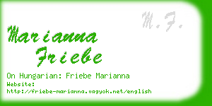 marianna friebe business card